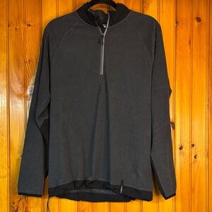 Motion by Eddie Bauer Men's Medium Dark Gray Quarter-Zip Pullover